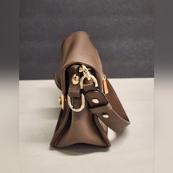 Longchamp Leather Punching Mademoiselle 2 Way Shoulder Bag - Picture 6 of 16